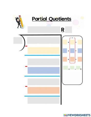 Partial Quotients guided practice 4