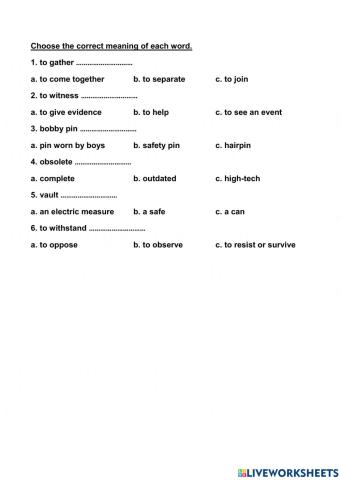 Mega goal 1-Vocab. 05