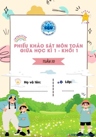 Ôn tập – đánh giá giữa học kì 1