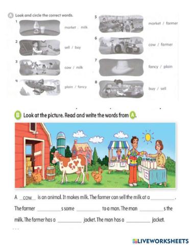 At the farmers market