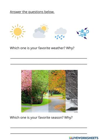 Weatherand Seasons
