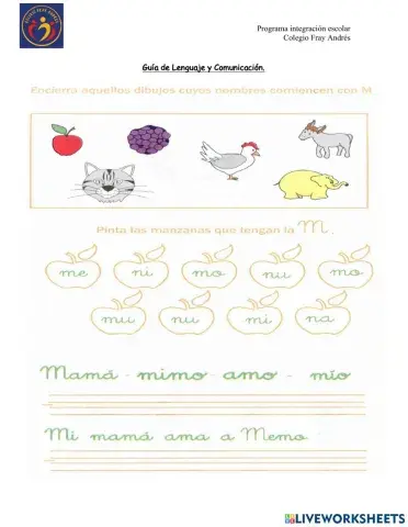 RePASO consonantes S T