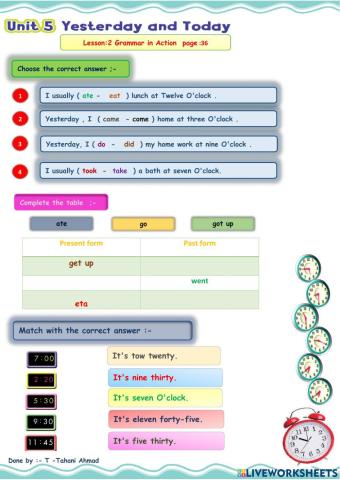 Wecan5  U5 L2 Grammar