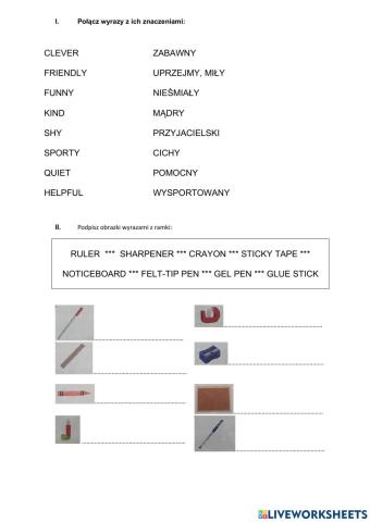 BRAINY, IV klasa, UNIT 2 B
