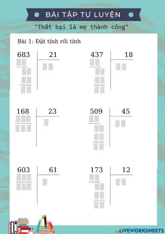 Chia cho số có hai chữ số