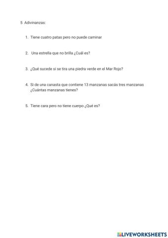 Adivinanzas