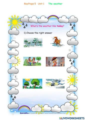 Rooftops 5 Unit 1 The weather