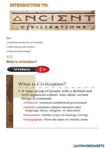 Civilization- Introduction