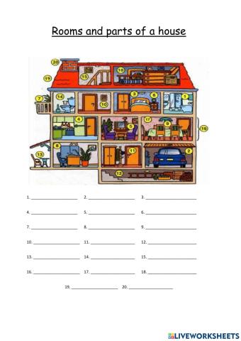 Rooms and parts of the house