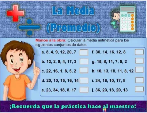 La media aritmética