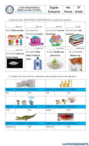 Comparative and Superlative Review