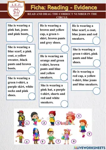 Reading activity clothe