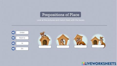 Prepositions of Place 3A