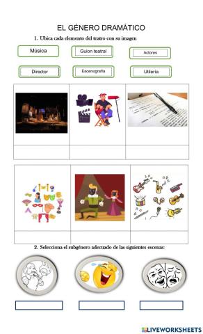 El género dramático