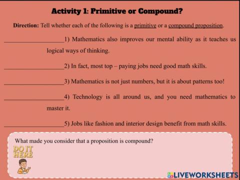 Primitive or Compound