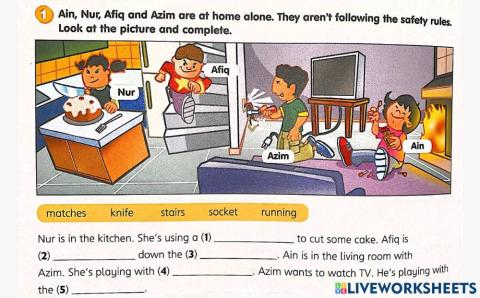 What's The Matter?-Teacher's Book page 88.