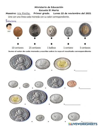 Monedas Panameñas