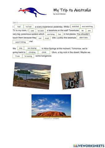 My Trip To Australia (Pulse 2 page 99)