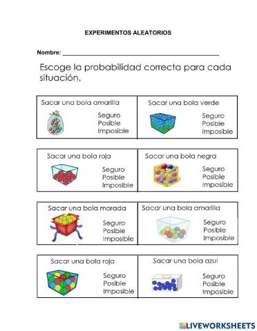 Experimentos aleatorios