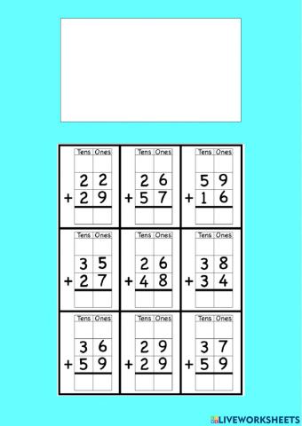 Addition with regrouping
