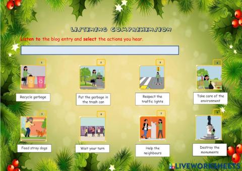 Listening comprehension