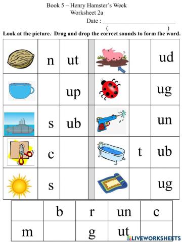 2a Short U CVC Words