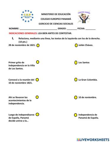 Independencia de Panamá de España