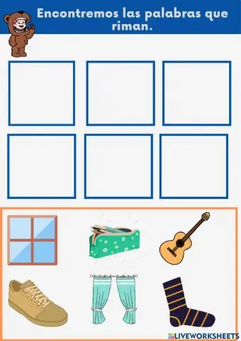 Encontrar las palabras que riman.