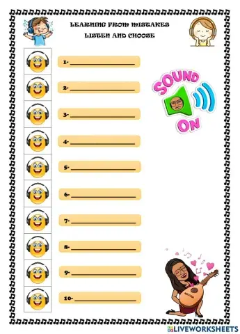 Listen: Learning from mistakes