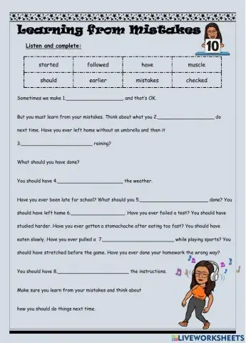 Listening: Learning from mistakes