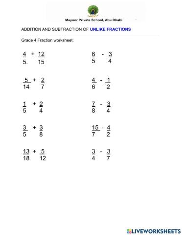 Fractions