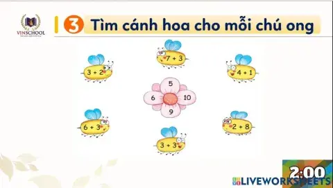 Bảng cộng trừ trong phạm vi 10