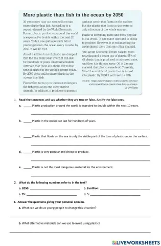 More Plastic than Fish