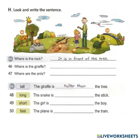 Tieng Anh 4 Unit 14 Comparison