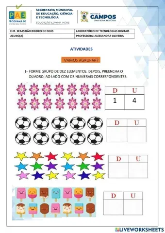 Agrupando quantidades