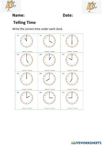Telling Time