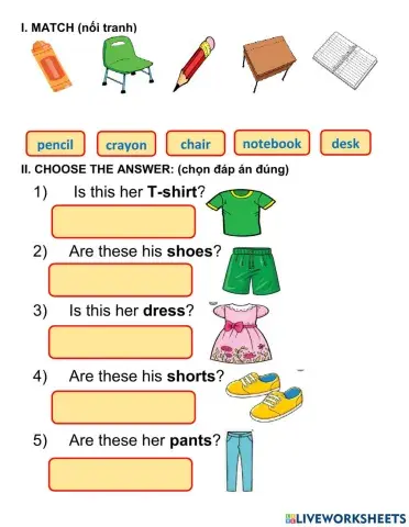 Grade 2 - are these his pants?