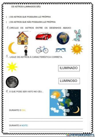 Atividades de ciências