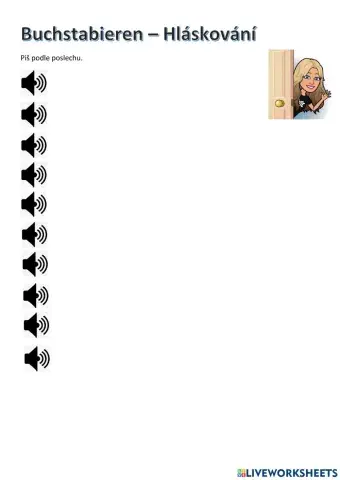 BUCHSTABIEREN - das deutsche Alphabet