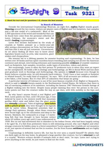 Spotlight 9 Task 9321