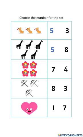 Counting Sets 1-5