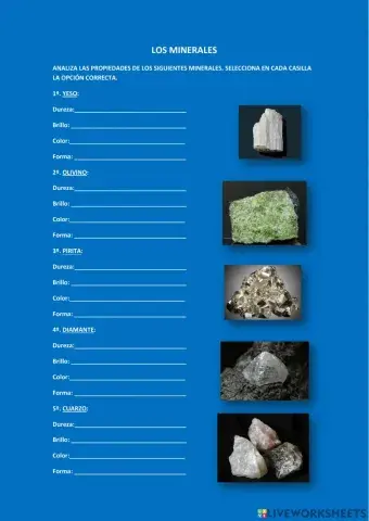 Minerales