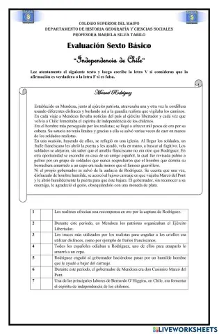 Comprensión de lectura