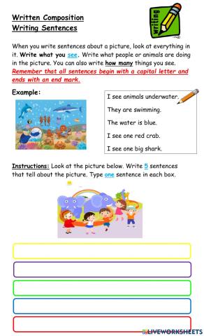 Writing Sentences