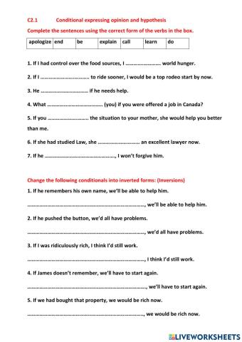 C2.1 Conditionals Unit 5