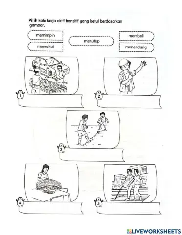 Kata Kerja Aktif Transitif