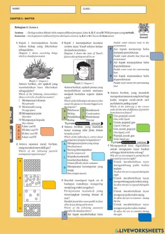 Revision chapter 5 matter