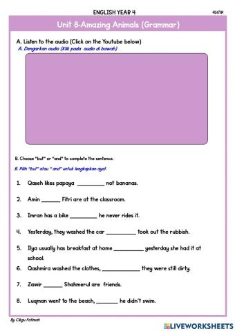 Conjunction (But-And)