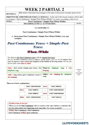 Ejercicios Online-10th EGB-When-While