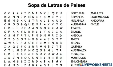 Sopa de letras